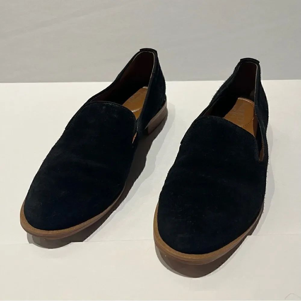 Franco Sarto Women's Loafer 6.5M Black Suede